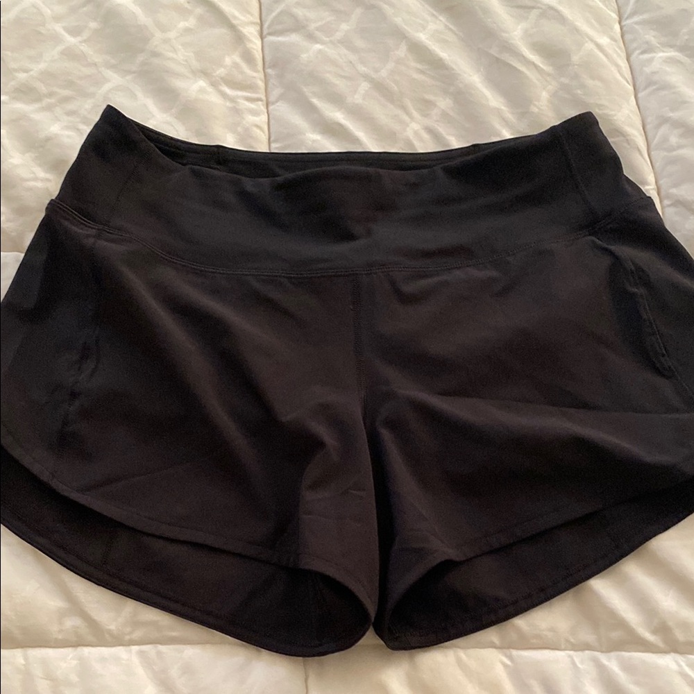 Lululemon Athletica Black Athletic Shorts Lightweight Performance